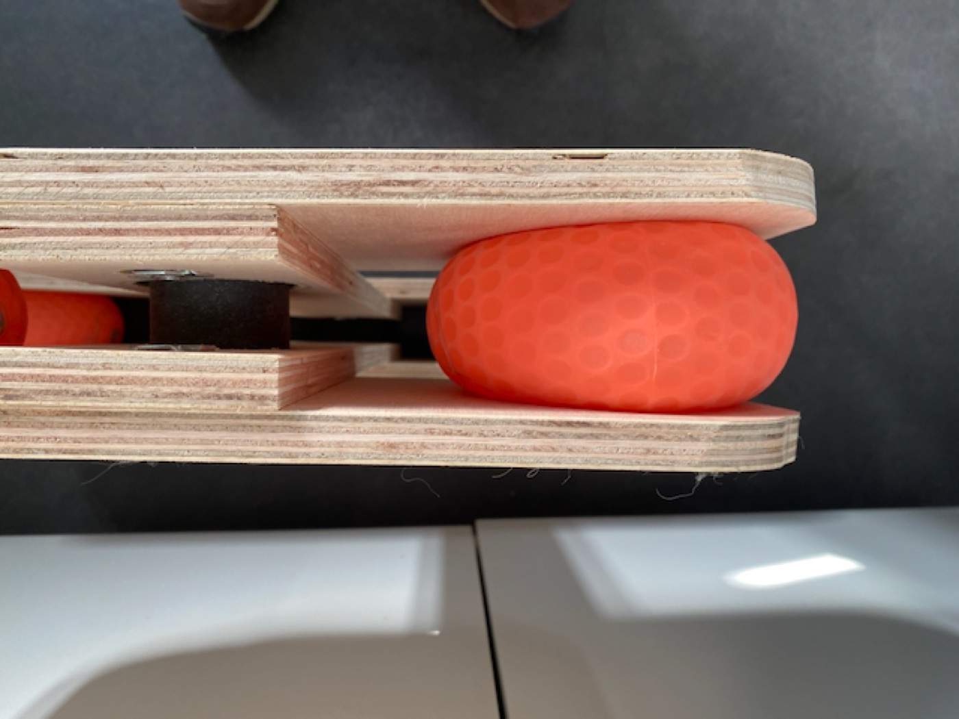 Oranje demper detail