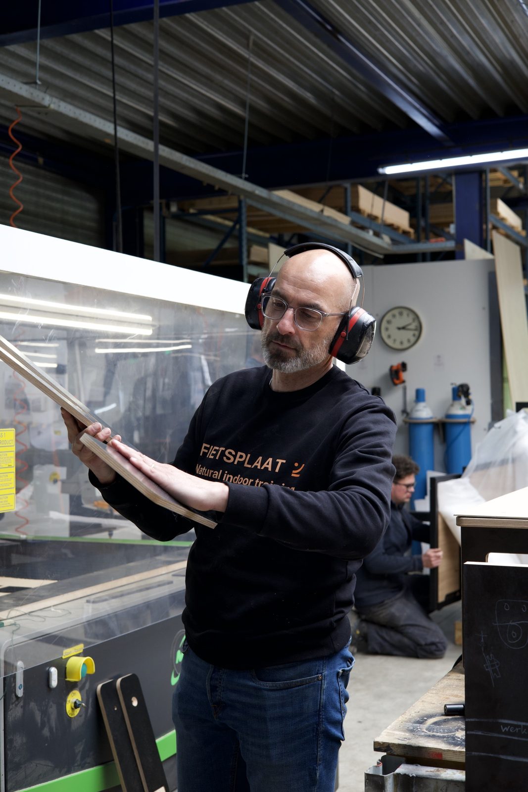 Werken met materiaal in de werkplaats